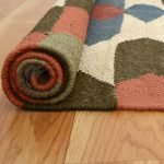 Geometric Wool Jute Kilim Handwoven Brown living Area Rug