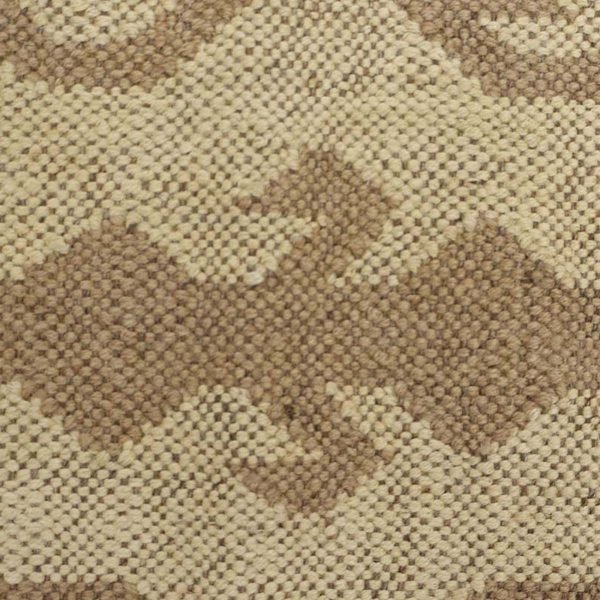 Home Decor Brown Wool Jute Kilim Runner Office Area Rug - Image 8