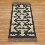 Wool Jute Kilim Runner Hand Woven Home Decor Rug