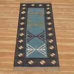 Hand Woven Wool Jute Grey Runner Rug