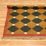 Jute Wool Kilim Yellow Handwoven Area Rug