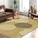 Indian Handmade Beige Jute Modern  Area Rugs