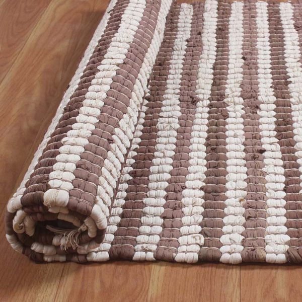 Rug Multi Color Round Chindi Cotton Braided Floor Decor Hand Wov