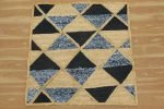 Beige Black Hand Braided Cotton Jute Area Rug