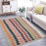 Hand Woven Multicolor Traditional Rug