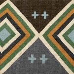 Geometric Multicolor Hand Woven Wool Jute Rug