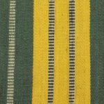 Green Yellow Hand Woven Geometric Rug