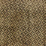 Brown Cotton Rug Hand Block Printed For Doormat Carpet