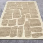 Beige Hand Tufted Wool Beautiful Area Rugs