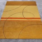 Golden yellow Hand Tufted Wool Area Rugs