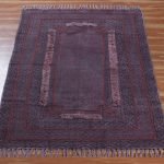 Purple Cotton Dhurrie Bedroom Area Rug