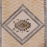 Natural Cotton Hand Block Printed Area Rug