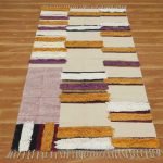 Natural Cotton Rug Hand Tufted Lake House Area Dhurrie