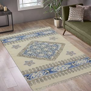 Embroidery Rug For Home Décor Large Dining Room Area Dhurrie