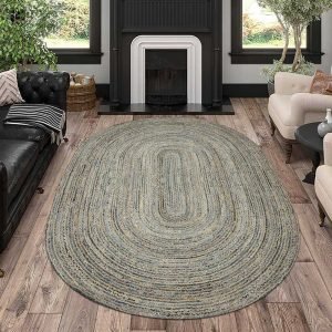 Hand Braided Jute Rugs House Warm Dhurrie