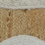 Hand Braided Jute Geometric Living Area Rug