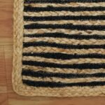 Beige Jute Dhurrie Braided House Warm Rug