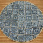 Round Jute Carpet Hand Braided Bedroom Area Rug