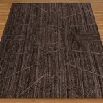 Brown Jute Carpet Hand Braided Living Room Area Rug