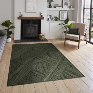 Green Hand Braided Jute Rugs House Decor Hall Area Carpet