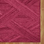 Pink Jute Carpet For Bedroom Hand Braided Area Rug