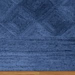 Blue Jute Carpet Hand Braided Bedroom Area Rug