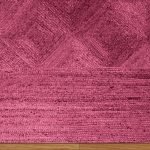 Pink Jute Carpet Living Room Hand Braided Area Rug