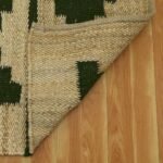 Natural Green Hand Woven Home Decor Area Rug