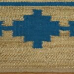 Blue Hand Woven Dhurrie House Decor Area Rug