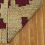 Beautiful Maroon Hand Woven Home Decor Rug