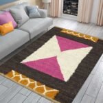 Beautiful Multicolor Hand Woven Jute Rug