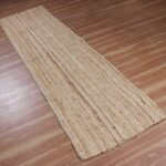 Hand Braided Beige House Decor Jute Dhurrie