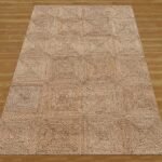 Beige Jute Braided Modern House Warm Rug