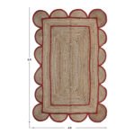 Indian Hand Braided Dining Hall Area Rug