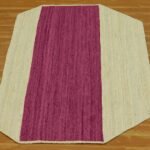 Pink Hand Braided Modern Jute Area Rug