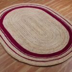 Indian Hand Braided Jute Hall Area Carpet